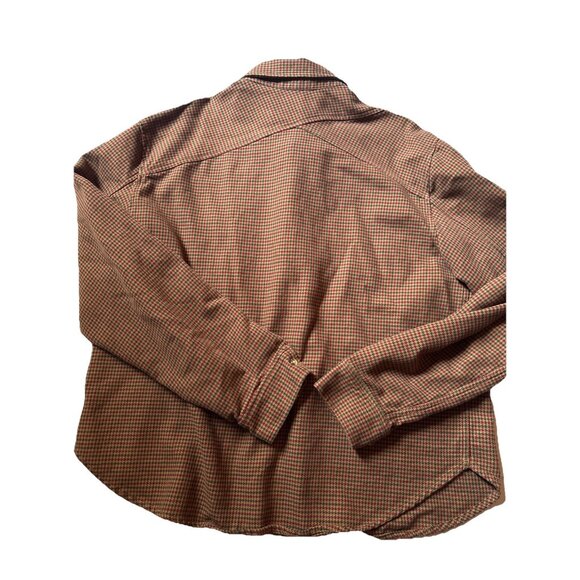 Urban Outfitters Brown Plaid Heavy Flannel Size Large Men’s - Picture 6 of 6